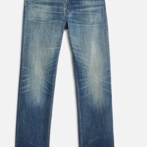 Lucky Brand Men’s Black Slim Jeans with Washed Fade